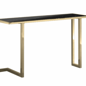 Итальянская консоль Deco Console - Black Marquinia & Gold от VILLARY