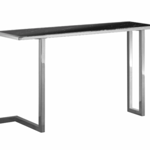 Итальянская консоль Deco Console - Black Marquinia & Chrome от VILLARY