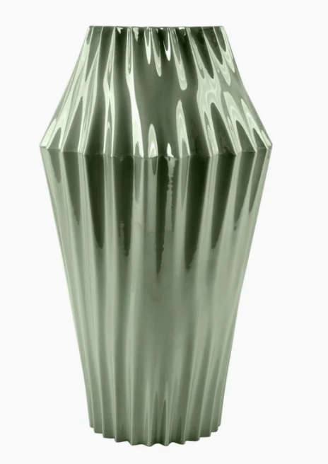 Итальянская ваза Vertigo Medium Vase - Pearly Green