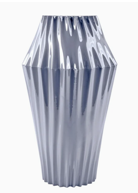 Итальянская ваза Vertigo Medium Vase - Pearly Avio