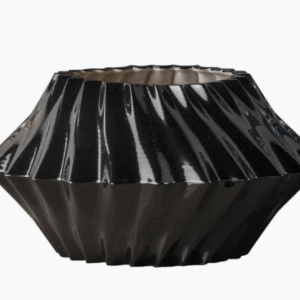 Итальянская ваза Vertigo Small Vase - Black от VILLARY