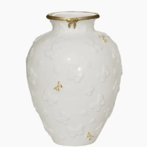 Итальянская ваза Butterfly Small Vase - White & Gold от VILLARY