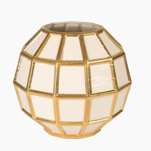 Итальянская ваза Leonardo Vase - White & Gold от VILLARY