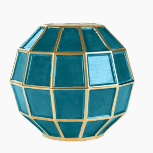 Итальянская ваза Leonardo Vase - Octane & Gold от VILLARY