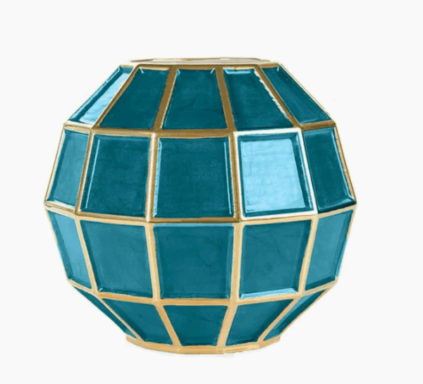 Итальянская ваза Leonardo Vase - Octane & Gold