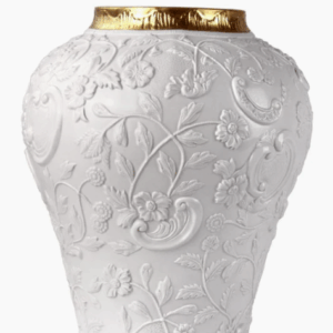 Итальянская ваза Taormina Small Vase - White & Gold от VILLARY