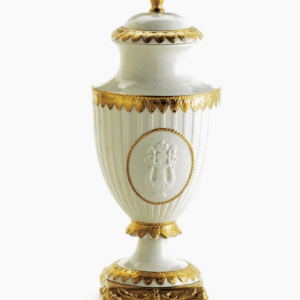 Итальянская ваза Napoleon II Small Potiche - White & Gold от VILLARY