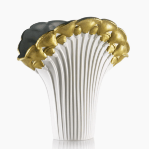 Итальянская ваза Poppy Vase - White & Gold от VILLARY