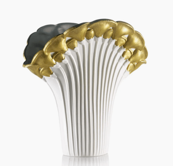 Итальянская ваза Poppy Vase - White & Gold от VILLARY