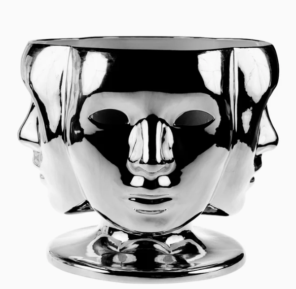 Итальянская ваза Nobody by Fabio Novembre - Platinum