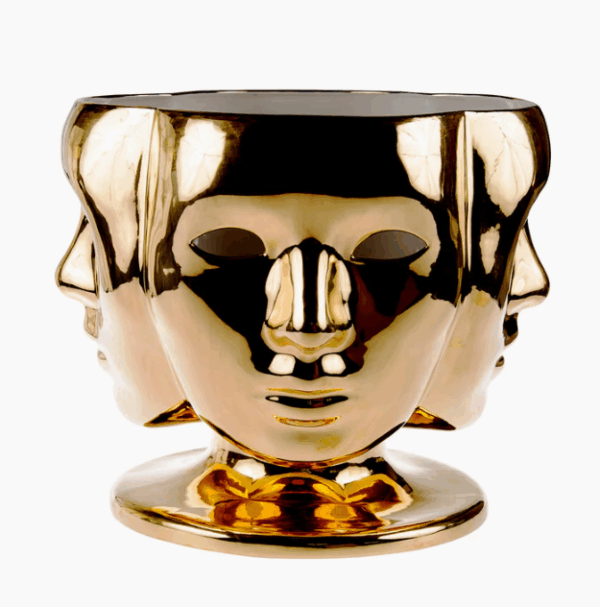 Итальянская ваза Nobody by Fabio Novembre - Shiny Gold