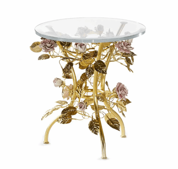 Итальянский столик Maire-Antoinette Small Coffee Table - Gold & Pink от VILLARY
