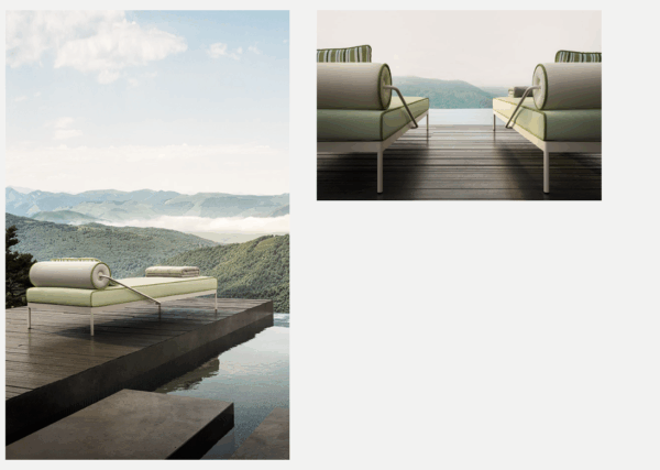 Итальянский шезлонг Levante Out 3