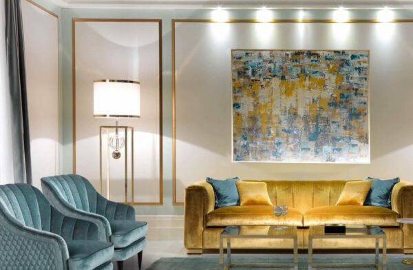 Итальянский напольный торшер L043 3