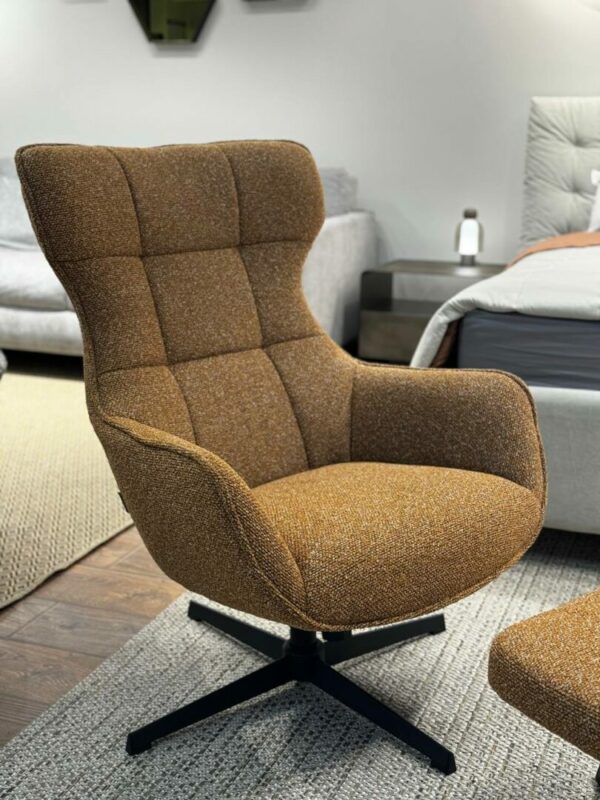 Поворотное кресло Rennes с пуфом 2