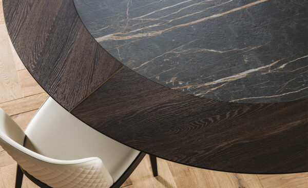 Итальянский стол SKORPIO Ker-Wood Round 2