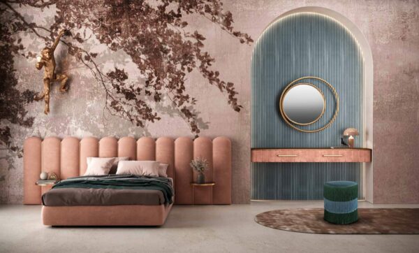 Итальянская кровать gond от Treci Salotti