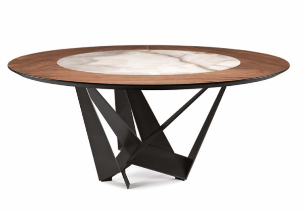 Итальянский стол SKORPIO Ker-Wood Round от Cattelan Italia