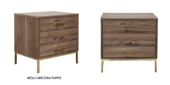 Итальянская прикроватная тумба Puppis от MA SALGUERO HOME