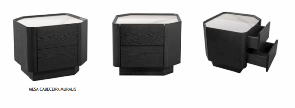 Итальянская прикроватная тумба Muralis от MA SALGUERO HOME