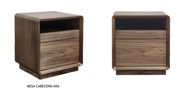 Итальянская прикроватная тумба Aragon от MA SALGUERO HOME