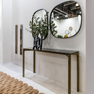 Итальянская консоль  BONE с латунью 3