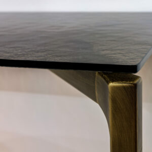 Итальянская консоль  BONE с латунью 4