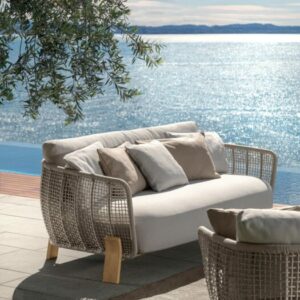 Итальянский диван Argo//Wood Sofa love seat 3