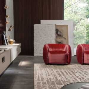 Итальянское кресло Drapé Lounge от LAURAMERONI