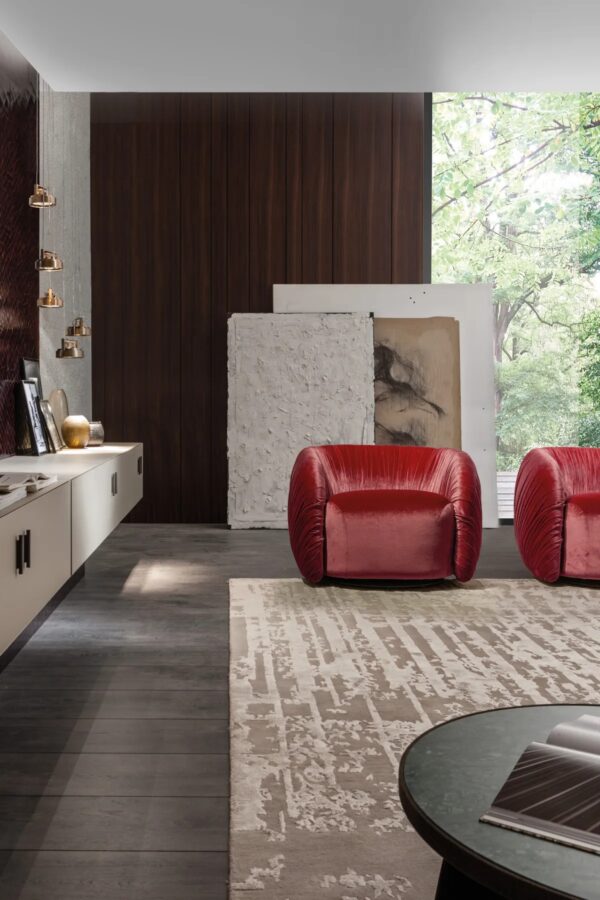 Итальянское кресло Drapé Lounge от LAURAMERONI