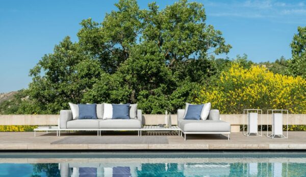 Итальянский диван CleoSoft//Alu Canopy Sofa 5