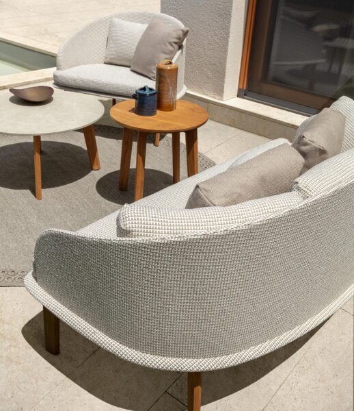 Итальянский диван CleoSoft//Wood Divano love seat 3