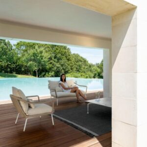 Итальянский диван Cruise//alu love seat Sofa от Talenti