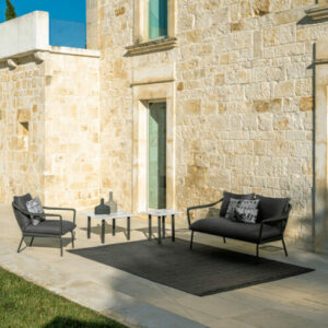 Итальянский диван Cruise//alu love seat Sofa 2