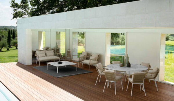 Итальянский диван Cruise//alu love seat Sofa 4