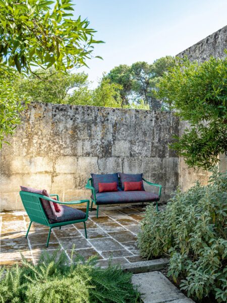 Итальянский диван Cruise//alu love seat Sofa 3