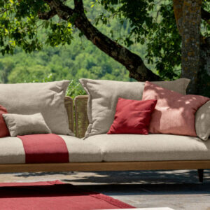 Итальянский диван Cruise//Teak 3 seater Sofa 6