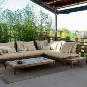 Итальянский диван Cruise//Teak 3 seater Sofa от Talenti