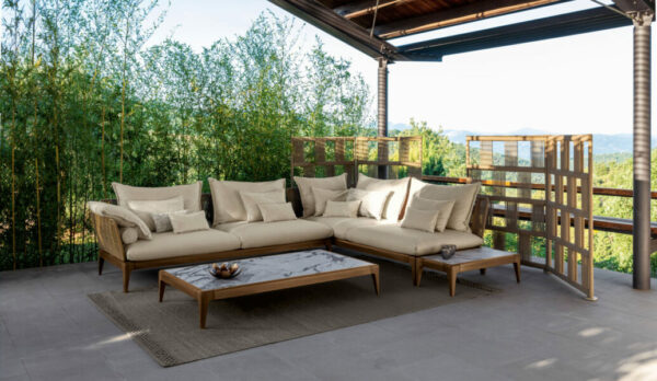 Итальянский диван Cruise//Teak 3 seater Sofa от Talenti