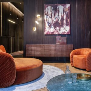 Итальянский диван Drapé Round 3