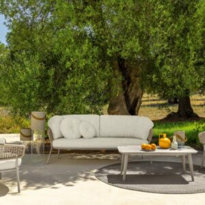 Итальянский диван Moon//Alu Two-seater Sofa от Talenti