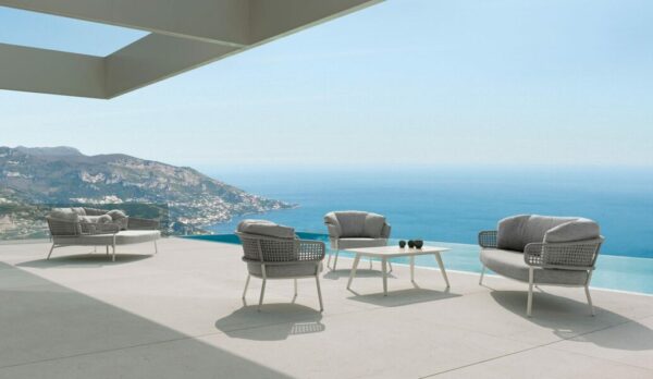 Итальянский диван Moon//Alu Two-seater Sofa 3