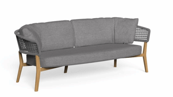 Итальянский диван Moon//Teak Two-seater Sofa от Talenti