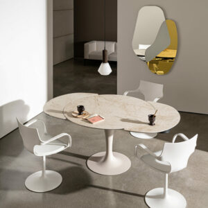 Круглый Итальянский стол Tavolo Flûte  раскладной 120см 4