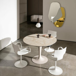 Круглый Итальянский стол Tavolo Flûte  раскладной 120см 7