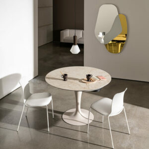 Круглый Итальянский стол Tavolo Flûte  раскладной 120см 8