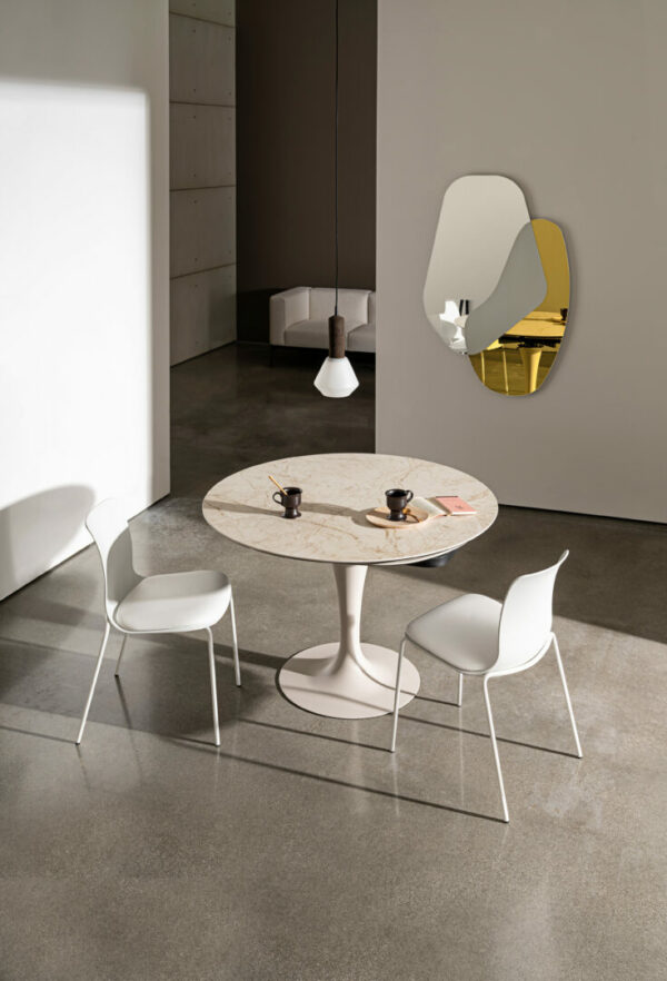 Круглый Итальянский стол Tavolo Flûte  раскладной 120см 8