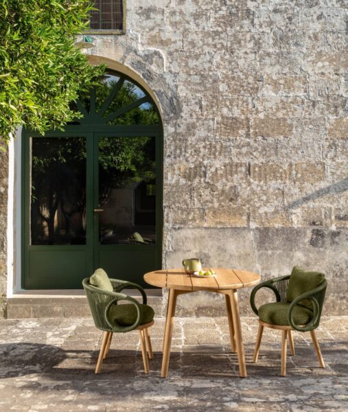 Итальянский стул Karen Swivel Dining Armchair 2