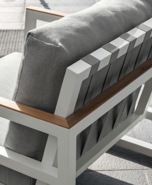 Итальянское кресло Alabama//Alu Living Armchair 3