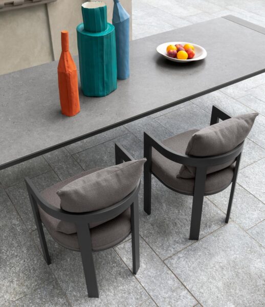 Итальянский стул Argo//Alu dining armchair 2